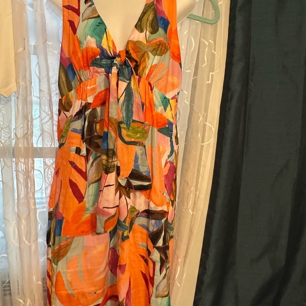 VENUS Multicolor Abstract Dress. Perfect Vacation Dress!